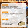 2 Packs Motorcycle Front and Rear Disc Brake Pads Replacements