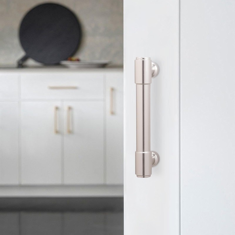 BUKOBYHE 10 Pack 3 Inch(76mm) Kitchen Cabinet Handles Brushed Satin