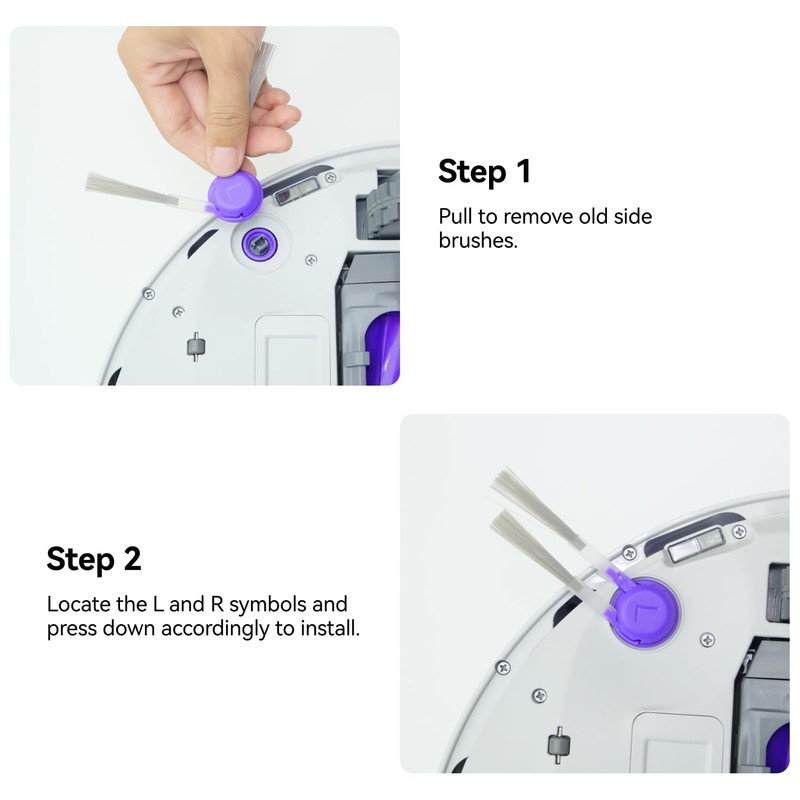 NARWAL Robot Vacuum and Mop Detangling Side Brush – for