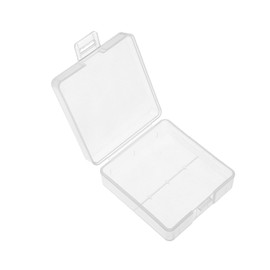 Heyiarbeit Battery Storage Case Holder Box for 2 9V Batteries, Clear Color (1 Pack)