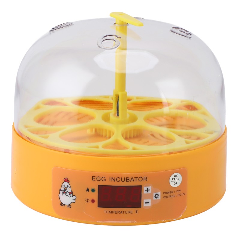 6 Egg Incubator Automatic Egg Turner with Temperature Control Poultry