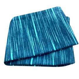 Wollhuhn Eco Boys / Girls Cool Elastic Headband/Hair Band Comfortable Jersey Cotton Many Designs Children (Lines Petrol / Turquoise)