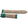 Locman Women's 16mm Green Alligator Leather Watch Band Strap Short