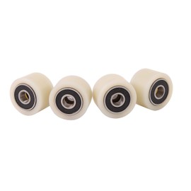 Smart Machines 4 x Nylon Polyamide Wheels 30mm Diameter 20mm Wide 8mm Thick Precision Machined