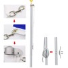 Baoblaze Flagpole Hardware Replace Parts Set 37.7 ft Rope Aluminum