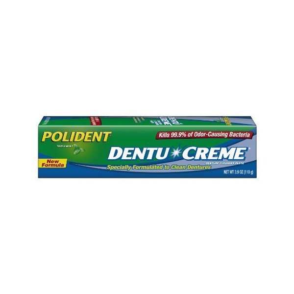 Polident Dentu-Creme, 3.9-Ounce (Pack of 6) by GlaxoSmithKline