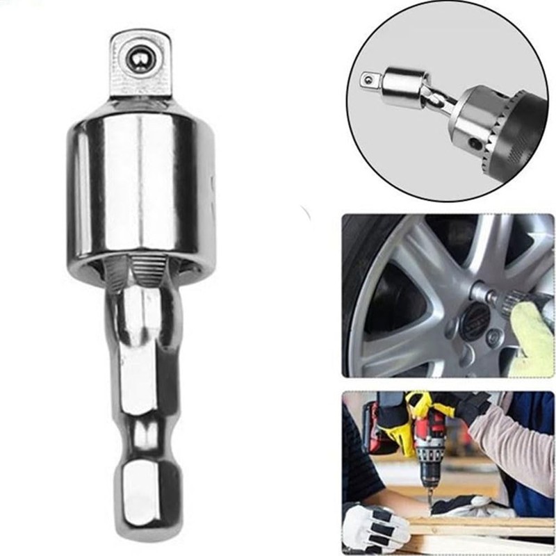 2 Pcs Impact Socket Drill Sockets Adapter Sets Impact Driver