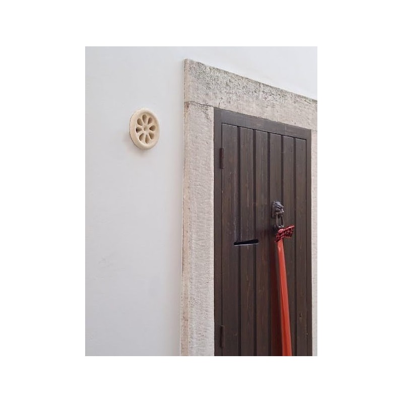 Matera Stone Round Air Vent Grille for 100mm Diameter Pipe