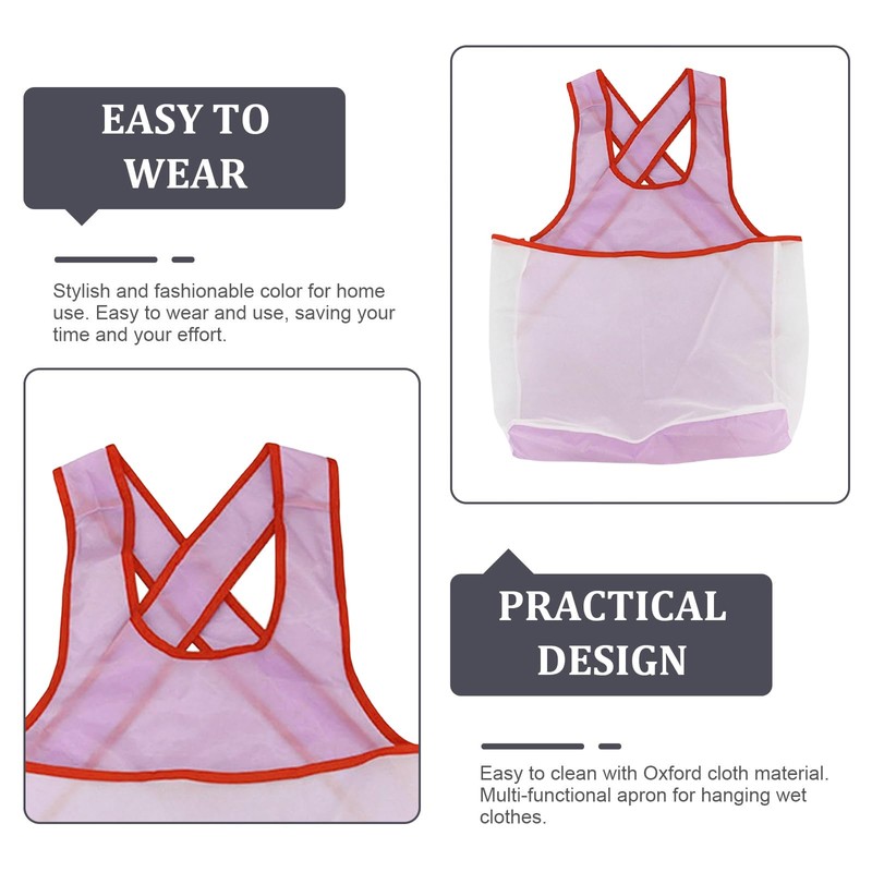 Yeomju Laundry Drying Apron with Large Pocket, Waterproof, Durable, Comfortable,