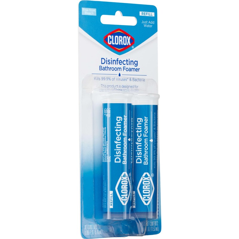 Clorox Disinfecting Bathroom Foamer Refills for Clorox Bathroom Foamer Cleaning