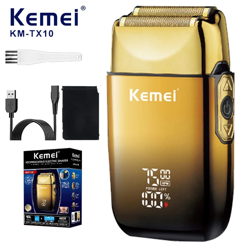 Rechargeable Electric Foil Shaver for Men – Portable Beard &