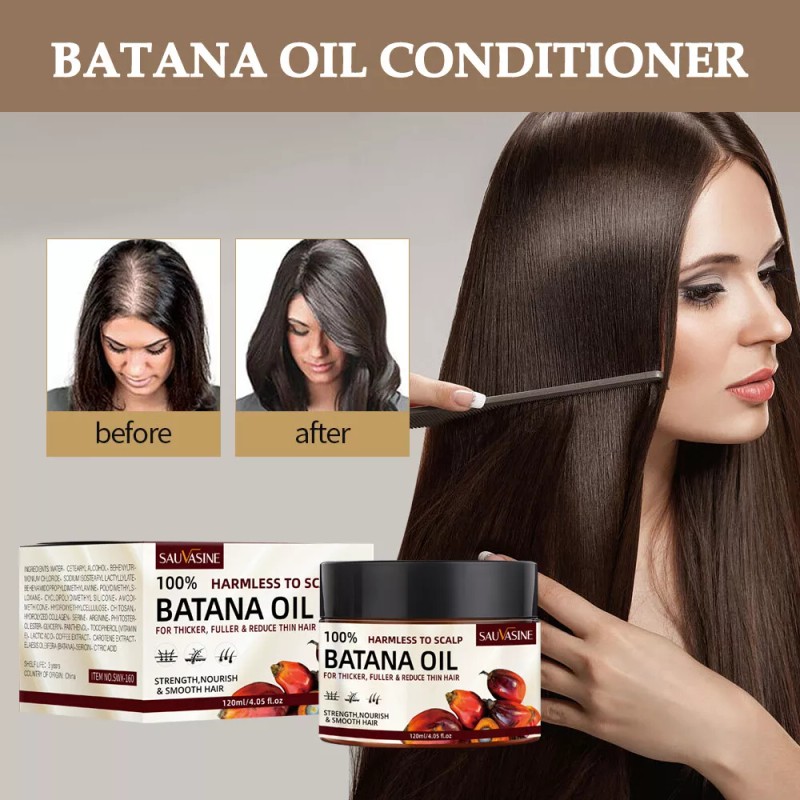Natural BATANA OIL Hair Growth Serum- Fast Hair Regrowth Hair