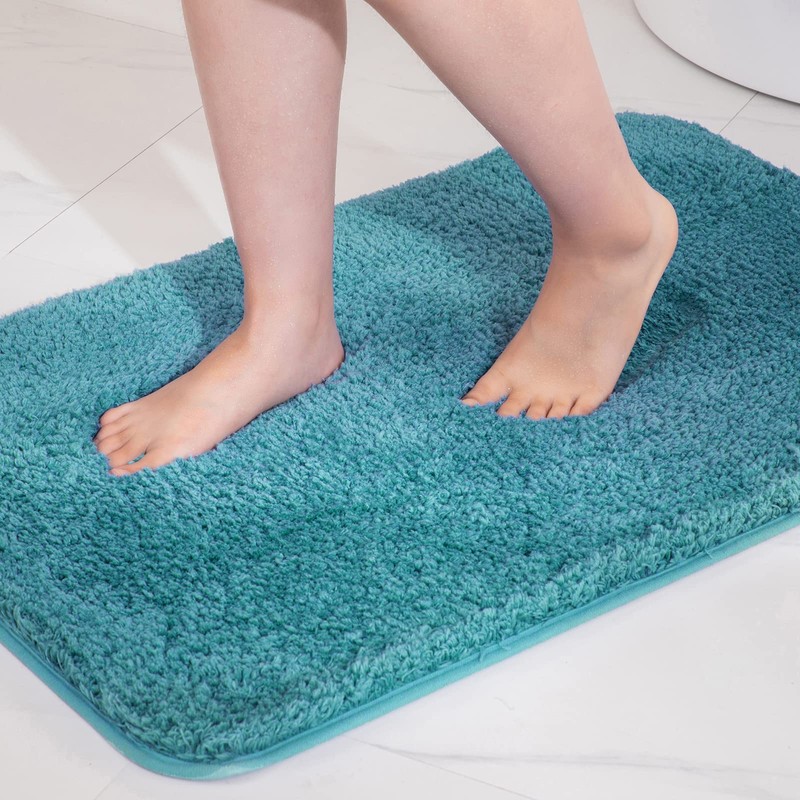 MIULEE Bath Mat Non Slip Absorbent Bathroom Soft luxurious Shower