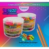 Koovi – Sacapuntas Transparentes, Bote C/100 PZ, afilador de lápices