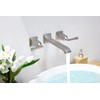 SITGES Bathroom Wall Faucet, Heavy Duty, Brass Constructed Wall Mount
