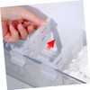 Operitacx 8Pcs Expandable Fridge Organizers Side Door Dividers for Refrigerator