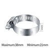 10 Pcs Hose Clamps with Adjustable Handle, Stainless Steel Clips,