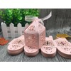 Musuntas 50-Piece Birdcage Design Wedding Christening Guest Gift Box Cardboard