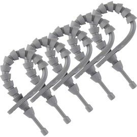 E/Fusing Industrial Silicone Zip Tie 8.5in Gray