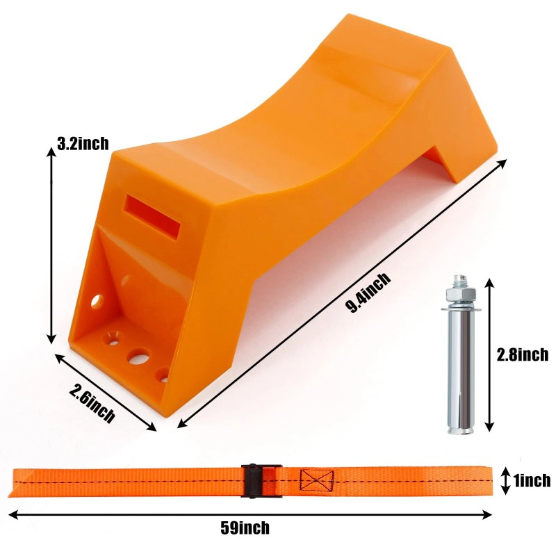 TECWAP 2PCS Propane Tank Holder, Gas Cylinder Wall Mounted Bracket,