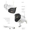 SANNCE 4MP Dual Lens Security Camera - 170° Ultra-Wide Angle,