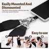 Yitexin Clip and Go Phone Strap with Wallet Crossbody Lanyard