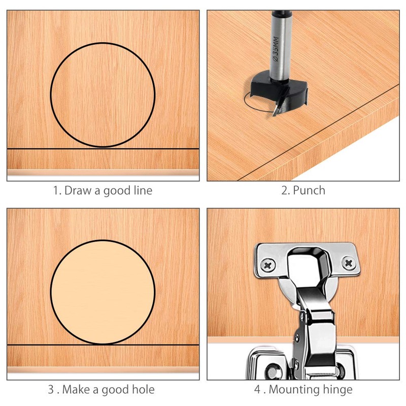 Jig for Concealed Hinges, Door Drill Hole Jig, Drilling Jig,