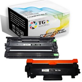 TG Imaging (Toner&Drum) Compatible Replacement for TN770 Toner Cartridge and DR730 Drum Unit (1xTN770 and 1xDr730) for use in HL-L2370DW HL-L2370DWXL MFC-L2750DW MFC-L2750DWXL Printers (2-Pack)