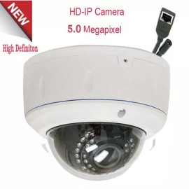 Amview HD 5MP 2592x1920P Outdoor PoE IP Home Security Camera IP66 2.8-12mm Lens Network