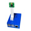 Raspberry Pi 4 Case - Pi-Blox Enclosure (Blue)