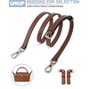 UMIUP Genuine Leather Shoulder Strap Handbag Strap Replacement Compatibility with