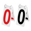 [GOGO] 1 Digit Scoreboard Set of 2 Waterproof Double Sided