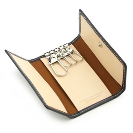 Avies Genuine Leather Key Case, Prism, Made in Japan, green