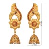 Efulgenz Indian Gold Tone Earrings Chandbali Ethopian Style Jewelry Metal