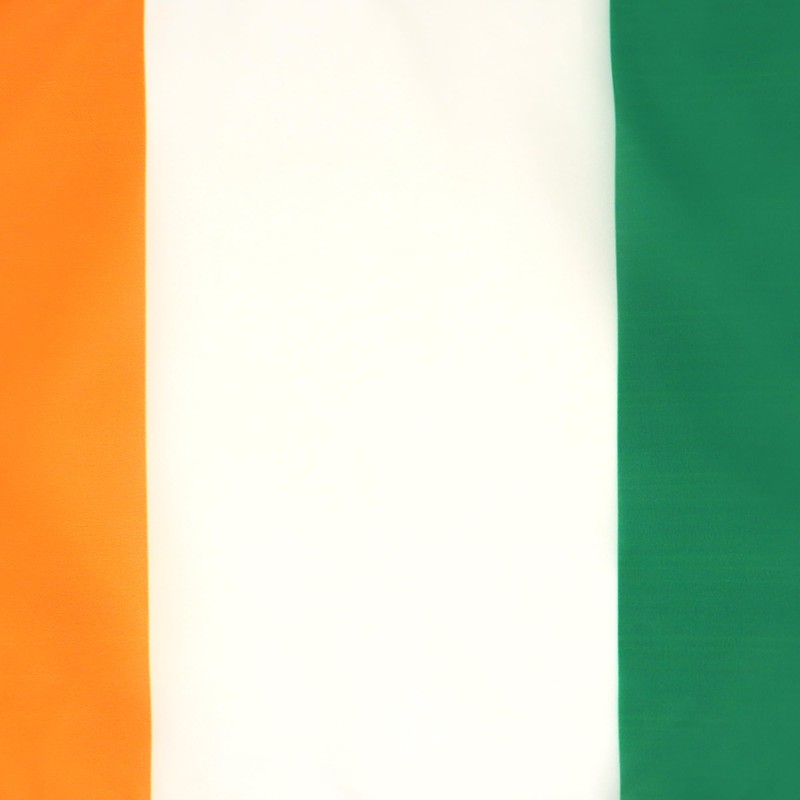 Ivory Coast Flag 18'' x 12'' cords - Ivorian SMALL