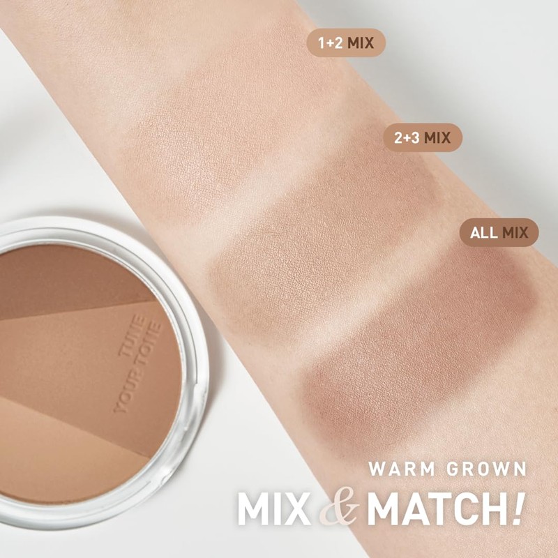 Holikaholika/Tone Tuning Shading 01 Cool Ground/Tone Tuning Shading/Brush Presentation/Korean Cosmetics