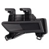 TRQ Front Left Fog Light Hole Cover Black Drivers Side