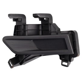 TRQ Front Left Fog Light Hole Cover Black Drivers Side Compatible with 2018-2020 Nissan Kicks NI1038167
