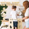 UHINOOS Kitchen Step Stool Helper Learning Tower for Toddlers 18