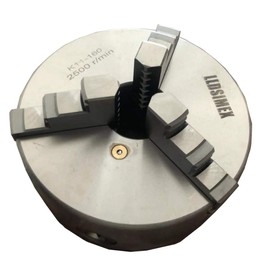 LLDSIMEX K11160 Chuck 3 Jaw Self-Centering Lathe Chuck 6"/160mm With 2 Set Jaws