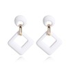 Acrylic Geometric Dangle Earring for Women Boho Lightweight Earring Cute