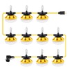 Alitamei 100FT LED Construction String Lights, 100W Bright Work Lights