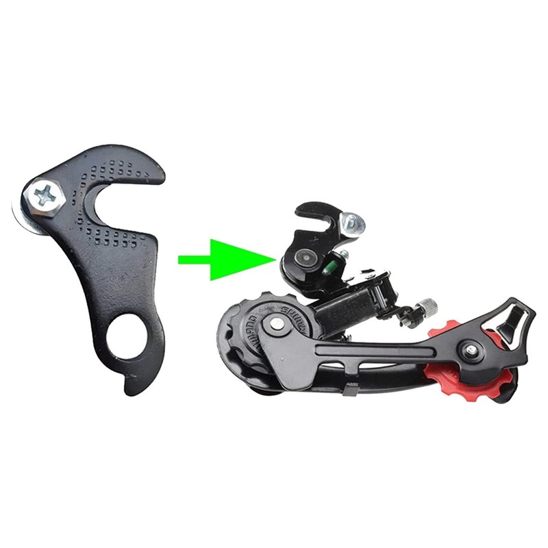 Rear Tail Hanger,Aluminium Alloy Rear Derailleur Hanger Dropout Lug Pull