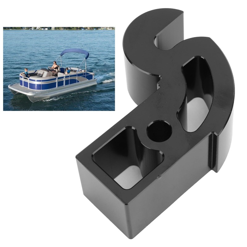 Center Connector Bracket for Bennington Pontoon Bimini, 012357 Aluminum Centre
