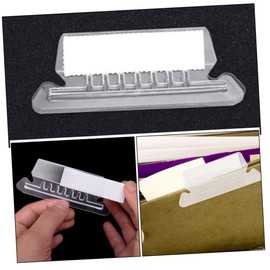 Operitacx 1set File Folder Tabs Inserts for Hanging Folders File Labels for Office School Archives Easy Classification Identification