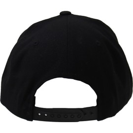 Black D Snapback Hat | LA-Inspired Embroidered Cap | Minimal Baseball Fan Hat