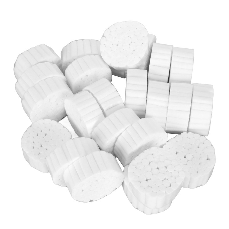 1000Pcs Dental Cotton Rolls Proper Size Highly Absorbent Shape Keep