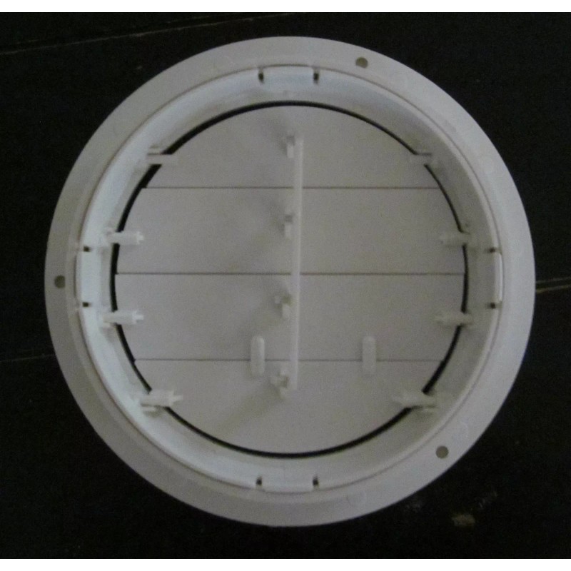 D&W 6 7/8" WHITE Round Ceiling A/C Vent 1 1/2"