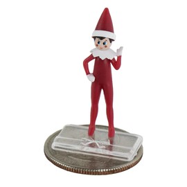 World's Smallest Elf On The Shelf Micro Figure. 1.25 inches Tall, Includes Collector Case Diorama, Miniature Figure, A Christmas Tradition, or Stocking Stuffer, Ages 8 and Up