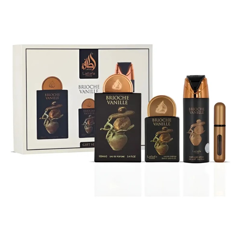 Lattafa Pride Gift Set Brioche Vanille 3 Pz Unisex